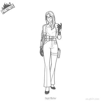 Free printable Onyx Winter 02 Coloring Page - Free PDF Printable Fortnite Coloring Sheets coloring page